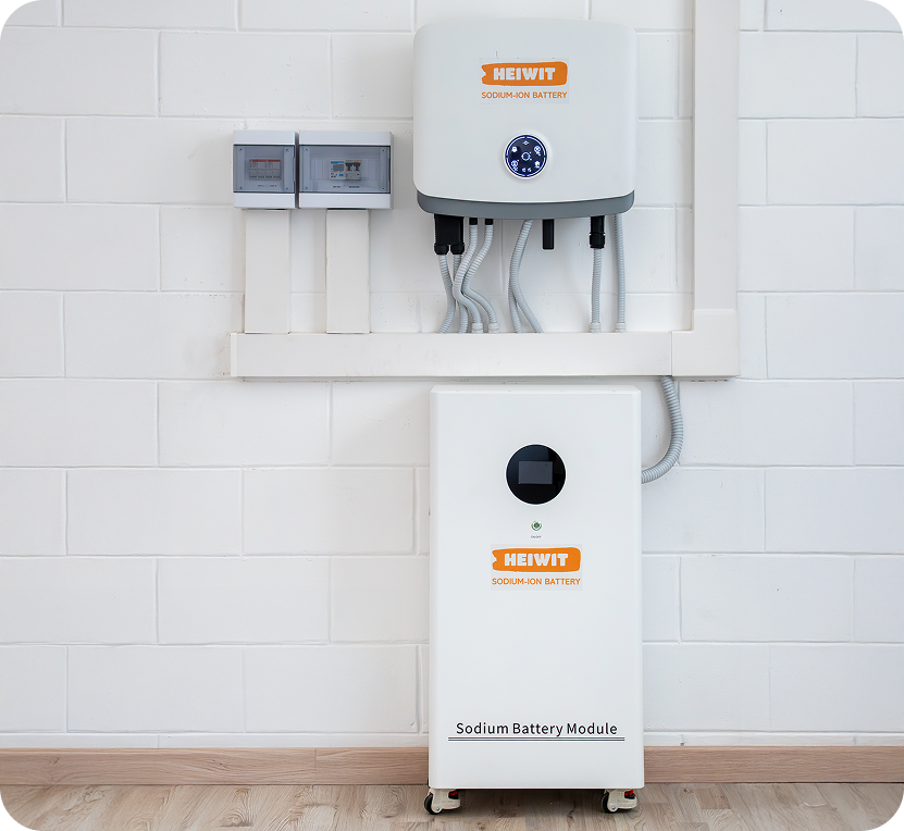 Sistema Inverter + Batteria agli ioni di sodio HEIWIT 10 kWh